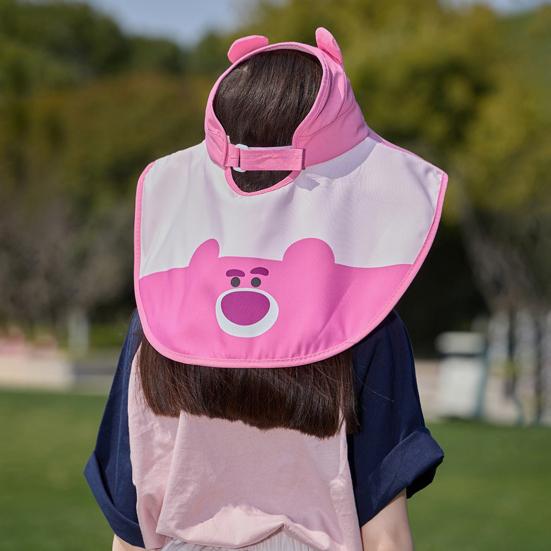 Kids Hat with Solar USB Powered Fan Cartoon Styling Shawl Design Adjustable Outdoor Hiking Cycling Fishing Cap