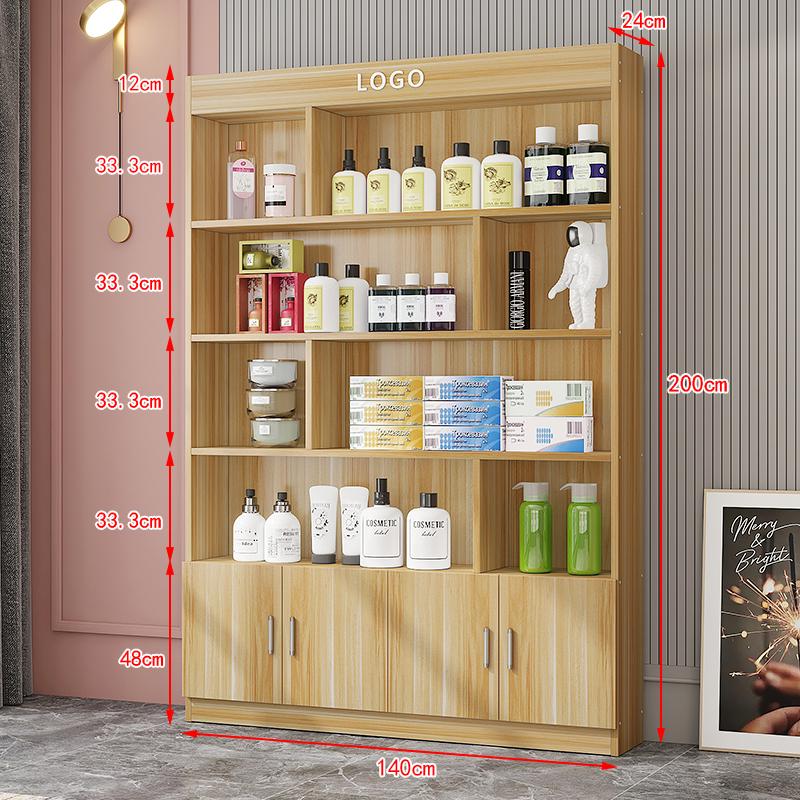 Beauty Salon Cosmetic Display Cabinet & Makeup Shelf Rack
