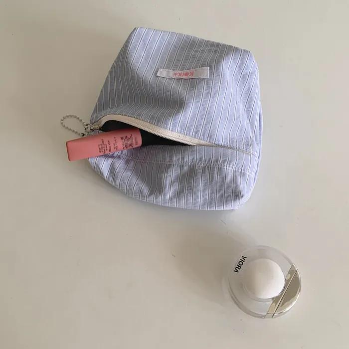 pocket pouch - blue stripe