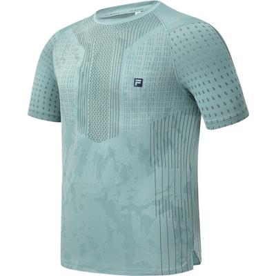 Logo Round Neck Simple Slim Fit Fitness Running Short Sleeve T-Shirt Men T-Shirts Dark-Green A11M3311020BU