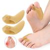 1 Pair Toe Separator for Overlapping Toes Soft SEBS Bunion Corrector Double Hole