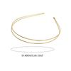 Metal DIY Wedding Headband Bride Crown Gold Headdress Hairwear Hairband Base