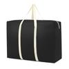 Large Capacity Storage Bag with Smooth Double Zippers Reinforced Handles Waterproof Non-Woven Fabric Multipurpose Storage Organizer