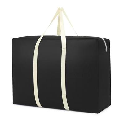 Large Capacity Storage Bag with Smooth Double Zippers Reinforced Handles Waterproof Non-Woven Fabric Multipurpose Storage Organizer
