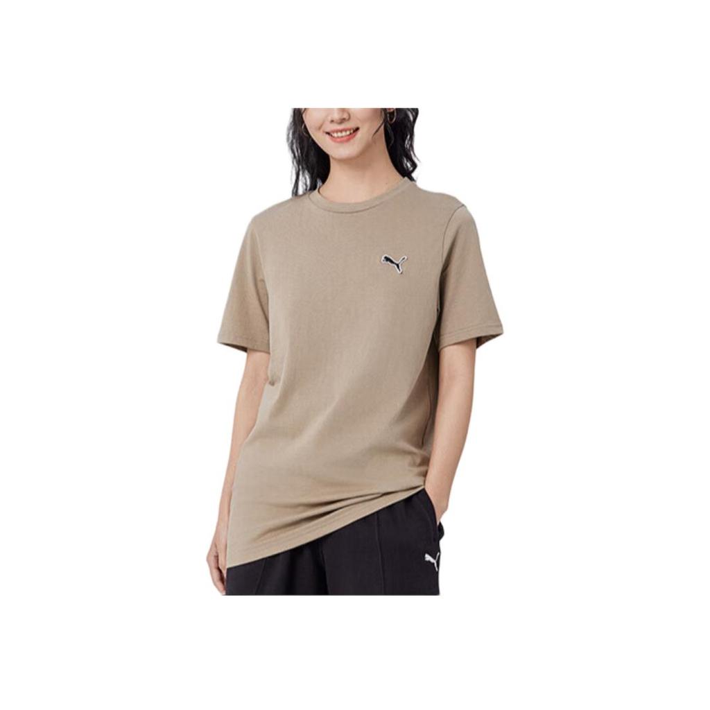 Puma Better Essentials Fashion Solid Color Breathable Short Sleeve T-Shirt Men Tops Oak-Brown 675977-67