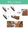 5 Rolls EVA Teak Decking Border For Boat Marine Flooring Carpet Self Adhesive Tape 5.8cmx240cmx6MM Yacht Boat Accessories