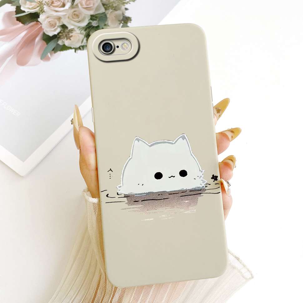 For iPhone 6 Casing Candy Painted Silicone Soft Phone Case For Apple iPhone6 iPhone 6 Cover A1549 A1586 A1589 Shockproof Bumper