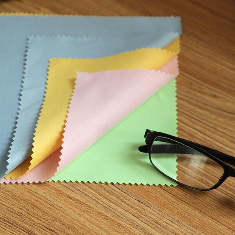 1Pcs High Quality Glasses Cleaner Microfiber Cleaning Cloth for Lens Phone Screen Reusable Cleaning Wipes Eyewear Accessories