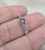 925 Sterling Silver Mystic Quartz Ring, Rainbow Oval Gemstone Ring, Colorful Crystal Jewelry