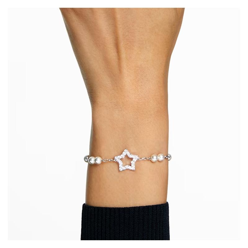Swarovski STELLA Wishing Star Pearl Bracelet Online Limited Edition Imitation Crystal Bracelet Women's Style 5645385