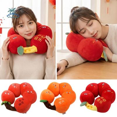 Children's Gifts Tanghulu Shape U-shaped Pillow Ergonomics Portable Travel Neck Cushion Cute Airplane Nap Pad Car