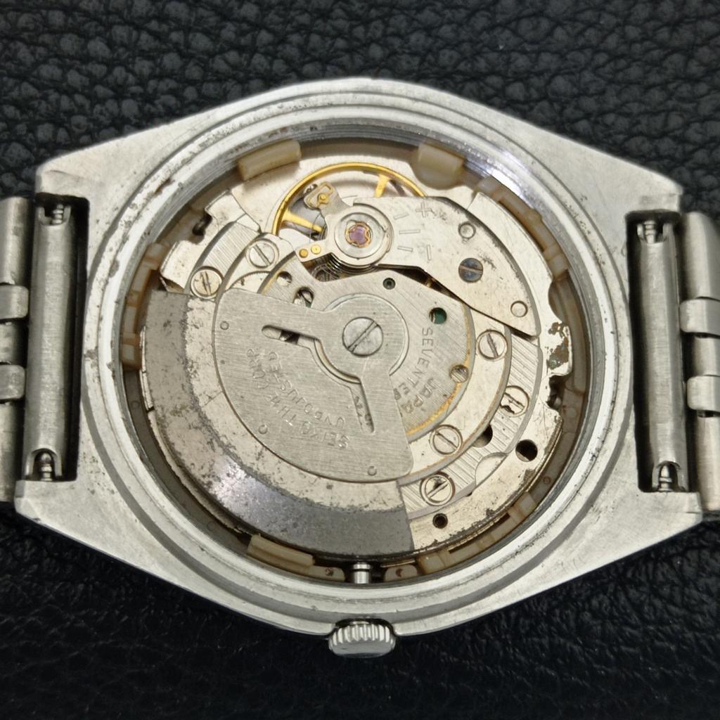 GENUINE VINTAGE SEIKO 5 AUTOMATIC 6309A JAPAN MENS BLUE DIAL WATCH A702621-1 R209-a702621