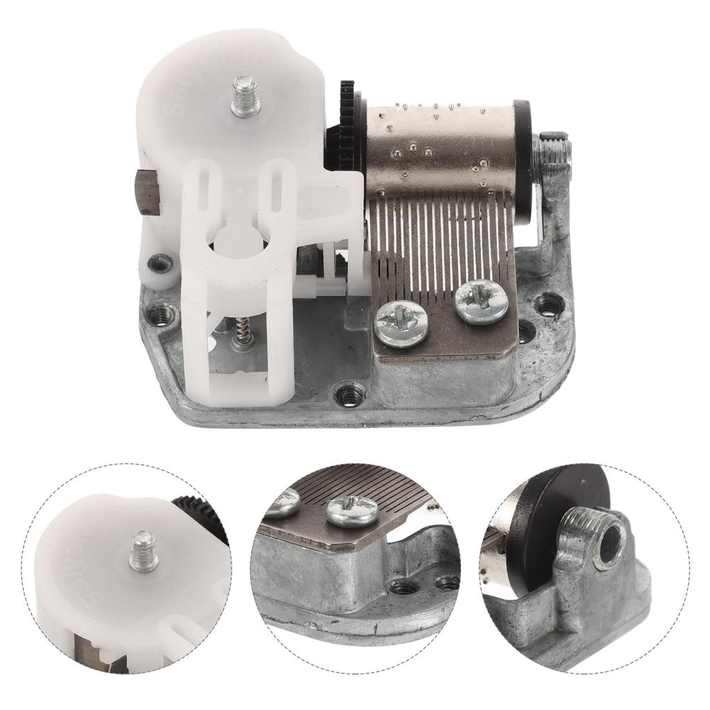 Wind Up Music Box Mechanism Diy Replacement Accessory Continuous Melody No Manual Effort Enhanced Sound Quality Pause