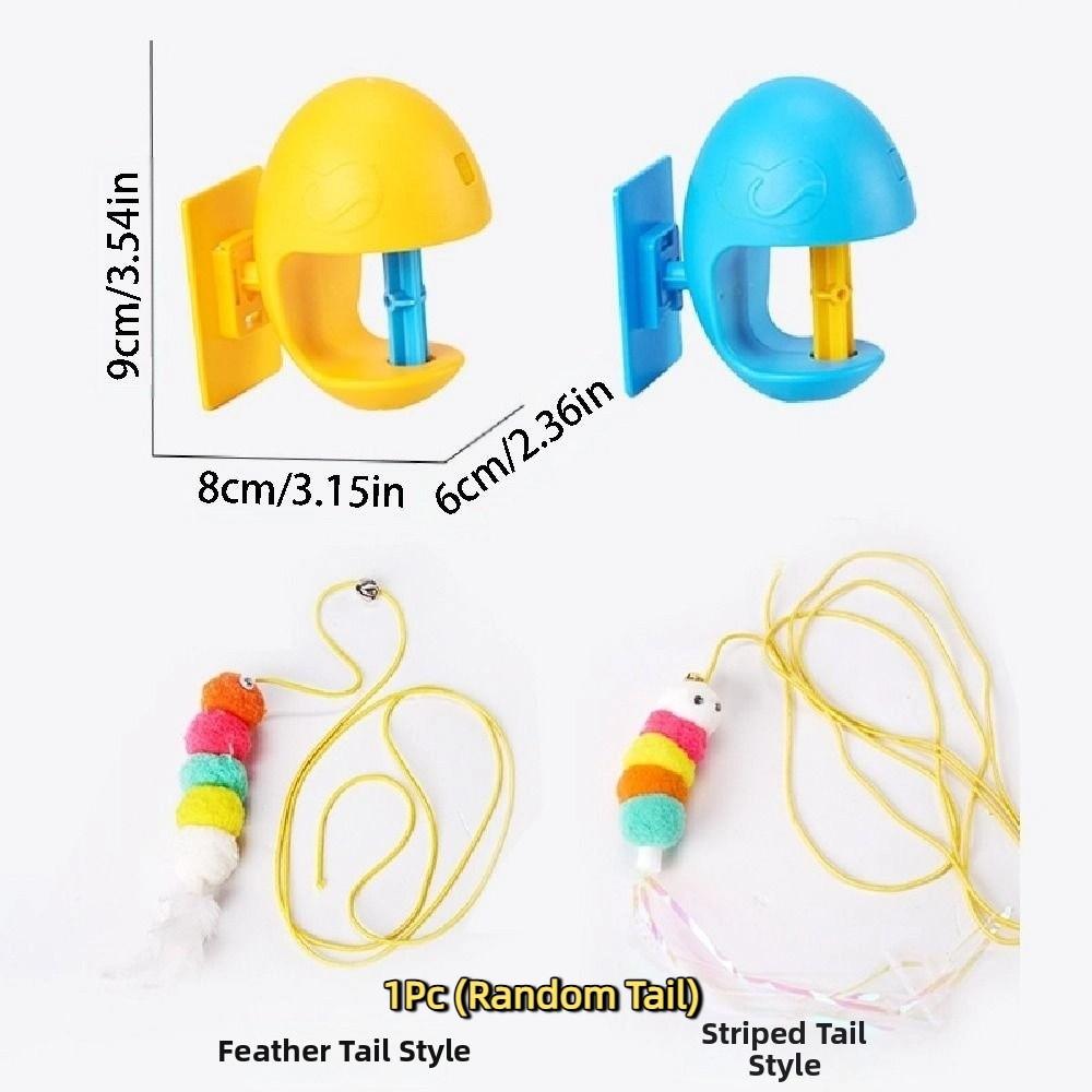 Creative Electric Door Hanging Toy Automatic Lifting Funny Elastic Rope Pet Toy Pet Self Play Rechargeable
