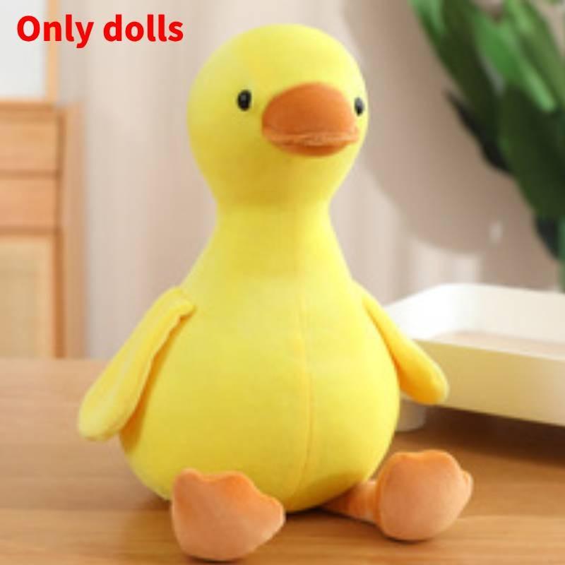 Plush Animal Toy White Duck Soft Stuffed Doll Childrens Comforter Gift
