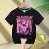 Summer kid Tops Fashion Baby Clothes Children Short Sleeve Tshirt Kpop Demon Hunte rs Saja Boy Print Casual Kids TShirt Girls
