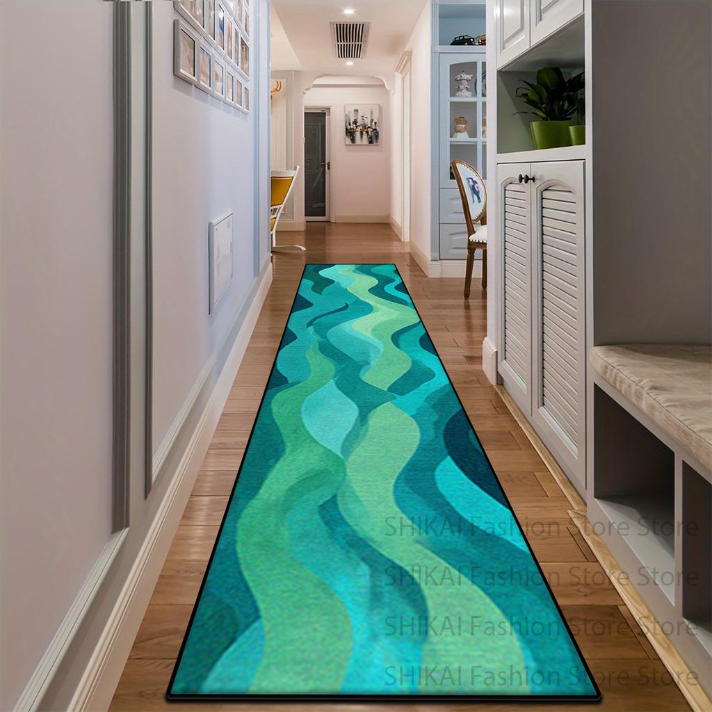 Abstract Easy Clean Long Corridor Carpet Runner Light Luxury Floor Mats Room Doorway Decor Carpets Home Living Room Hallway Rugs