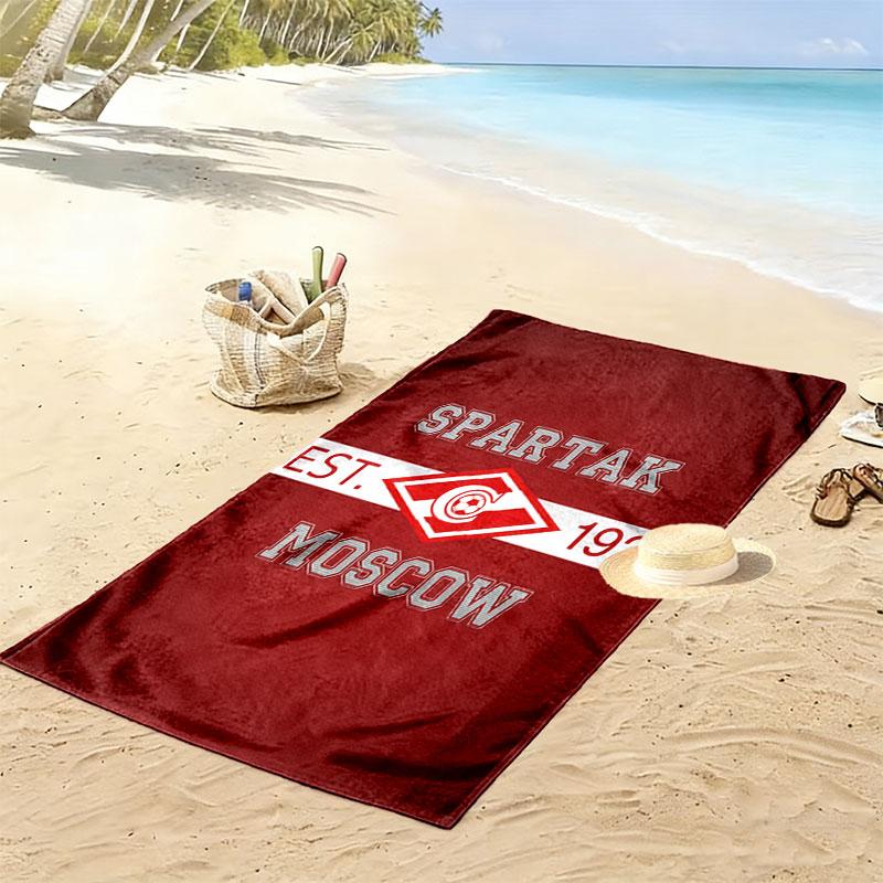 Spartak Moscow Might Print Beach Towel, Large Soft Quick Dry Towel for Beach Camping Swimming