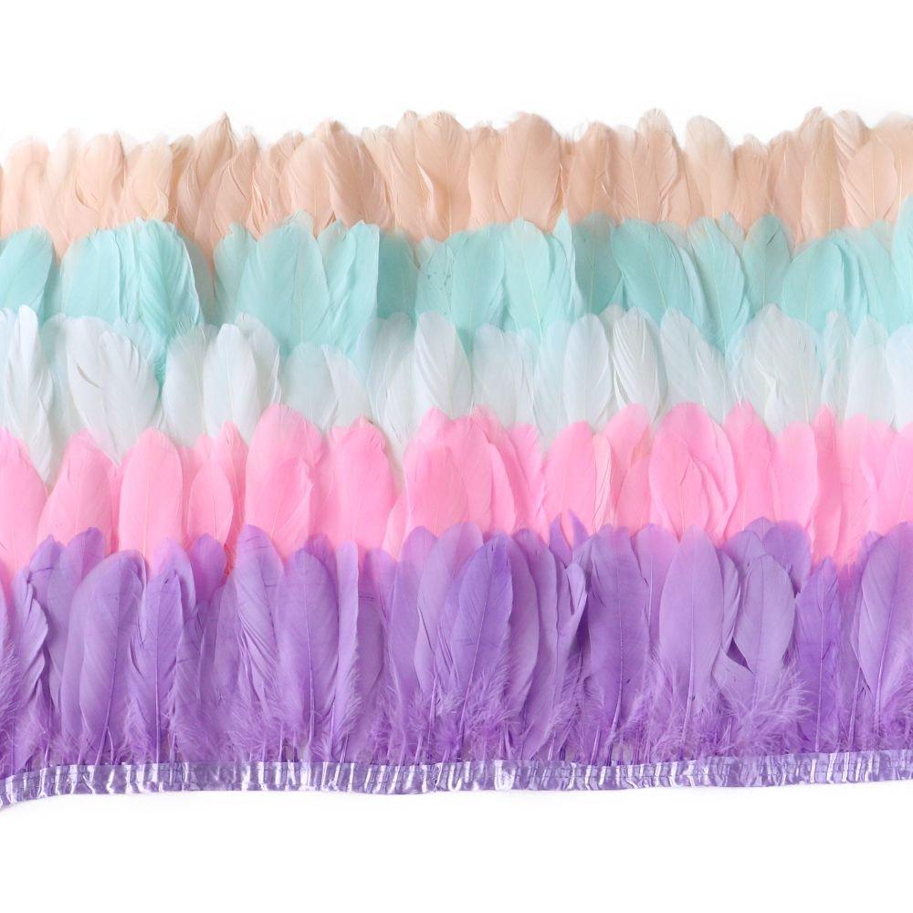 1M Natural Goose Feathers 15-20Cm Large Wide Hard Quill Feathers Wedding Decor Costume  Dreamcatcher Handmade Art Supplies