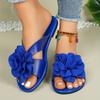 Women's Fashion Flower New Style Internet Celebrity Outdoor Slippers, Versatile Beach Sandals