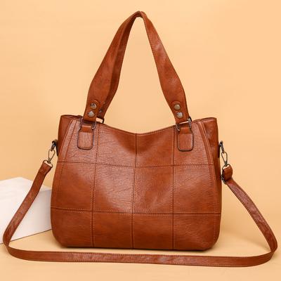 Hochwertige Damen Weiches Leder Hohe Kapazität Schultertaschen Mehrschichtige Klassische Umhängetasche Luxus Designer Handtasche und Geldbörse