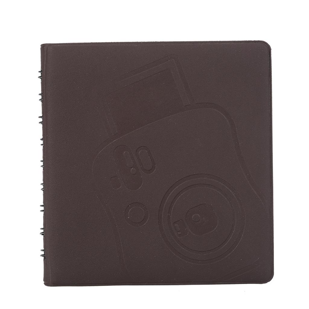 68 Pockets Instant Photo Album Picture Case Storage for Fujifilm Instax Mini Film 7s 8(Brown)