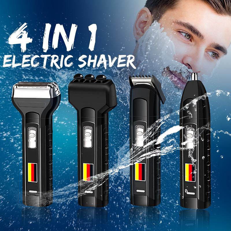 Buy 4 In1 Rechargeable Mens Cordless Electric Shaver Razor Hair Beard