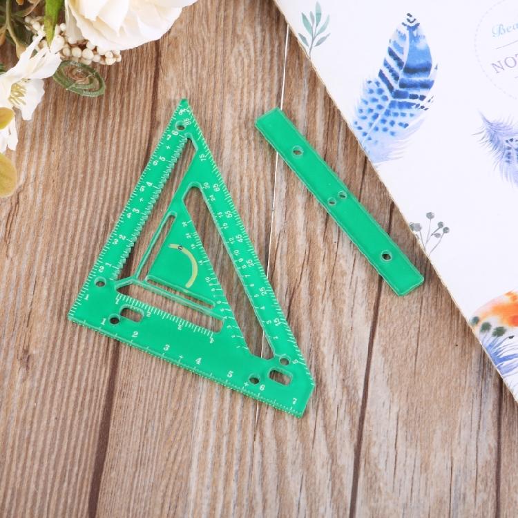 Precision Square Rafter Square Carpentry Squares with Bubble Jig Block Multifunction Rafter Square Tool