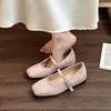 Ballet Style Fashionable Versatile Inner Height Increase French Retro Single Shoes 2025 Spring and Summer Outer Wear Gentle Wind Ballet Shoes