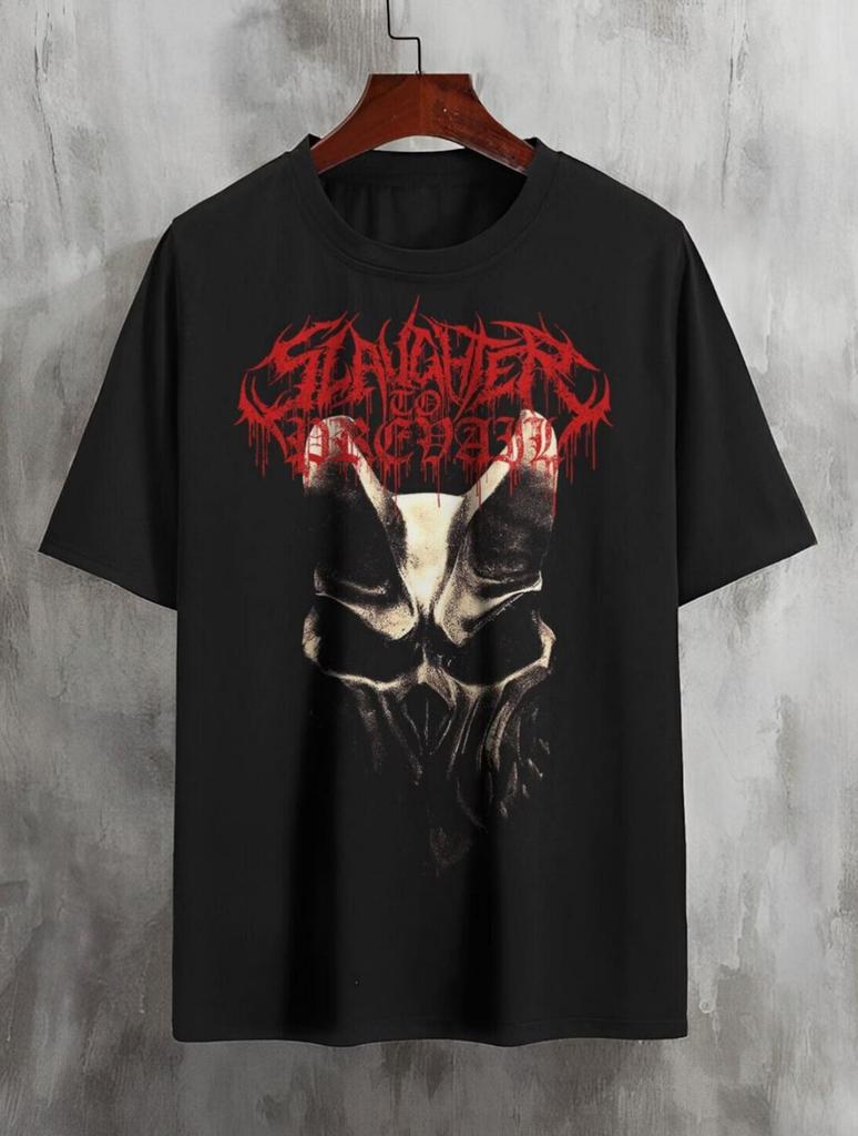 Casual Graphic Tee Unisex Slaughter To Prevail T-shirt - Metal Band Shirt - Slaughter To Prevail Merch,Unisex,gift,Top