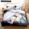 3D Anime The Gacha Girl Bedding Sets Duvet Cover Set With Pillowcase Twin Full Queen King Bedclothes Bed Linen For Home Textiles