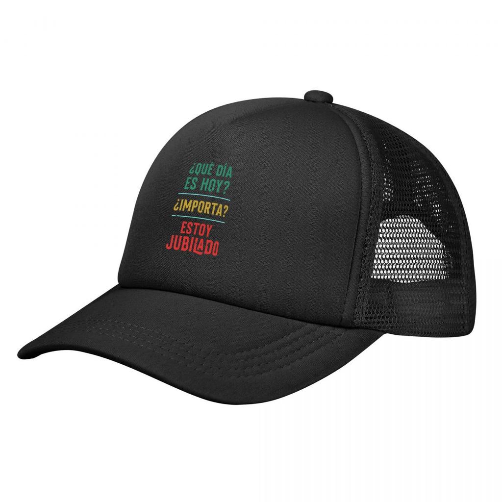 Baseball Caps I Retired Funny Spanish Text Retirement Mesh Hats Sport Quality Men Women Hats