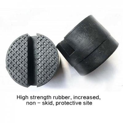 1 Pc Rubber Slotted Rail Adapter Hydraulic Floor Jack Guard Protector Pad Frame