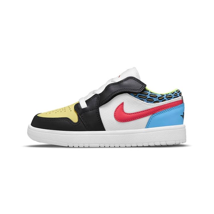 (PS) Air Jordan 1 Low  Funky Patterns  Kids  DH5929-006 EU 28