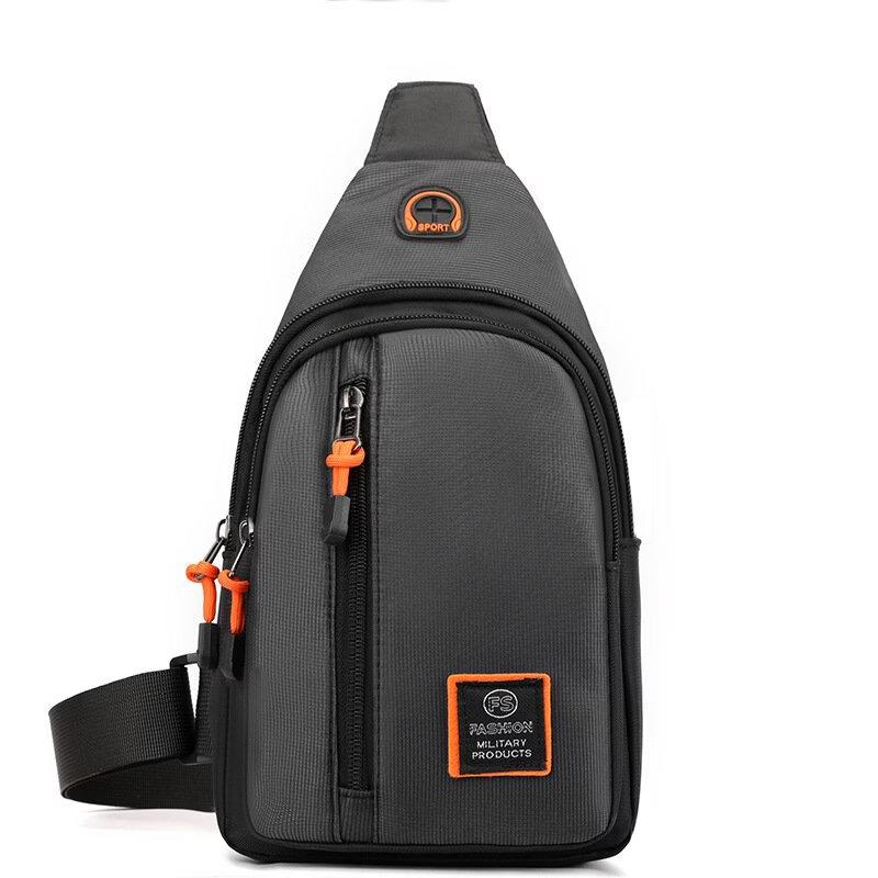 

Li Shen Men s Multi-layer Chest Bag