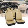 9pcs Car Seat Cover Breathable PU Leather Full Surrounded Seat Protector Universal Vehicle Seat Cushion Suitable For Most Cars