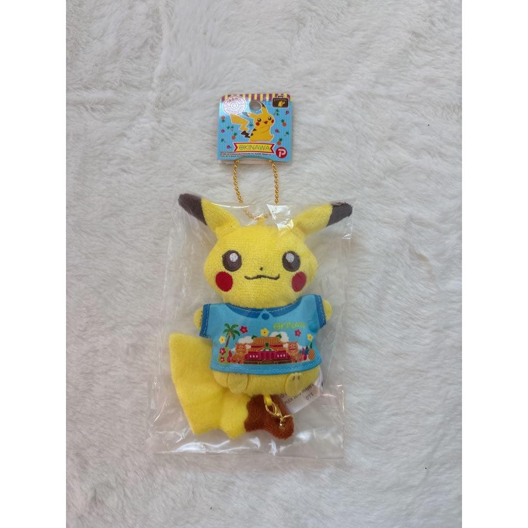 Pokemon Okinawa limited Pikachu mascot stuffed toy