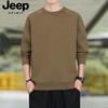 JEEP SPIRIT Men's Round Neck Casual Sweatshirt