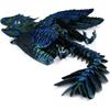 Wyvern cu pene Imprimat 3D Articulat Jucărie Anti-stres Dragon Imprimat 3D Animale Imprimate 3D Articol de Colecție Imprimat 3D Decorațiune pentru Biroul de Acasă