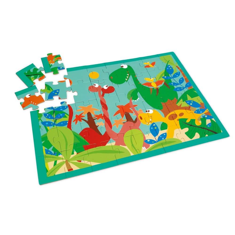 Scratch Puzzle Dinosaur 40 Piece 60cm X Jigsaw Puzzle 6181091 Genuine Product 43.5cm