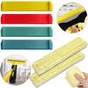 Zestaw Do Myjek Karcher WV1/WV2/WV5 | 2 Mikrofibry + 4 Gumowe Listwy 28 Cm | Zamiennik | Do Szyb, Luster I Płytek