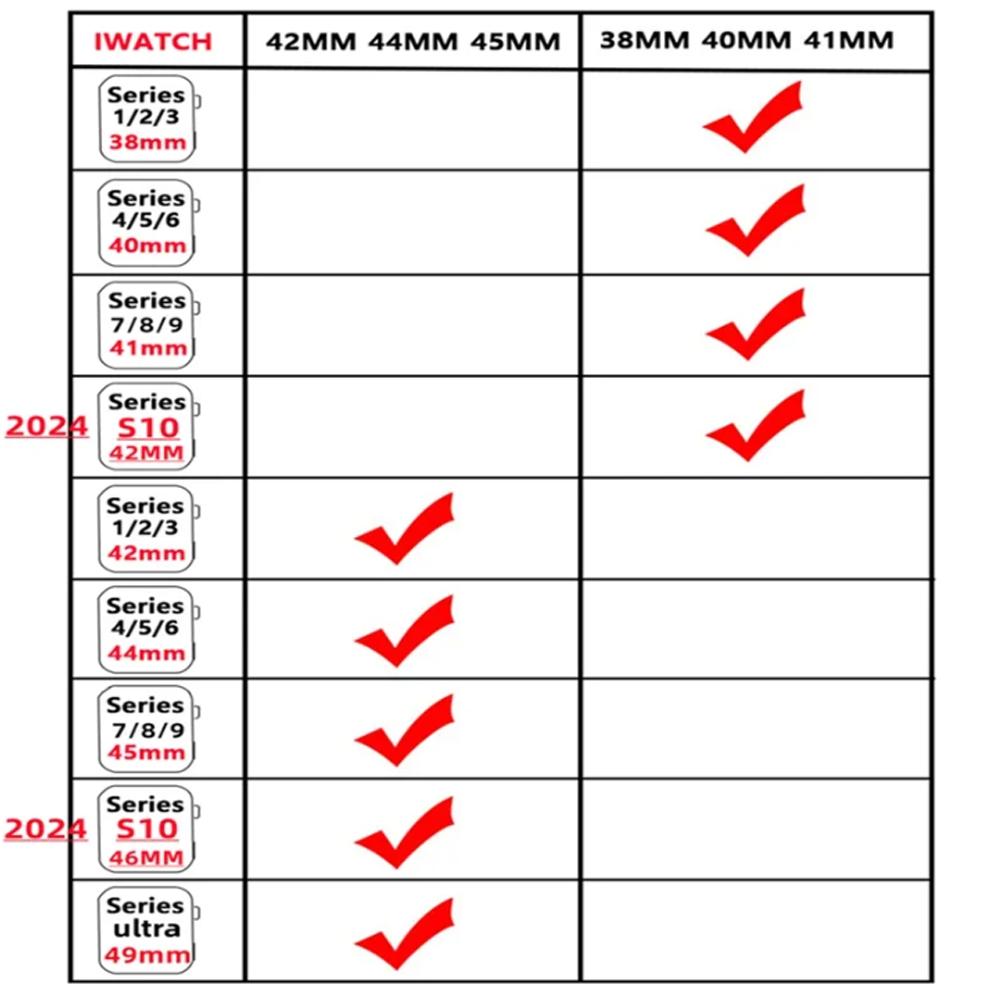 Soft Silicone Band for Apple Watch 10 9 8 7 6 5 4 3SE Strap Bracelet for iWatch Ultra 49mm 45mm 46 41mm 40mm 44mm 38mm 42mm Band