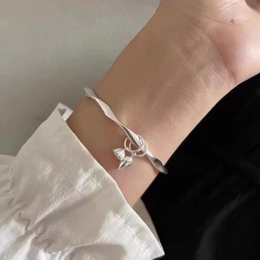 Ins Lotus-Kapsel Mobius-Ring Zwei-Welten-Armband Studenten Nischen-Armband