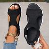 Fashion 2025 New Women Sandals Mesh Summer Platform Sandals Women Open Toe Wedge Sandals Ladies Outdoor Casual Shoes Zapatillas Muje