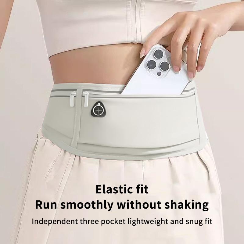 Outdoor Waterproof Invisible Running Waist Bag Sports Fanny Pack Men Women Hidden Black Gym Bags Phone Accessories Backpack