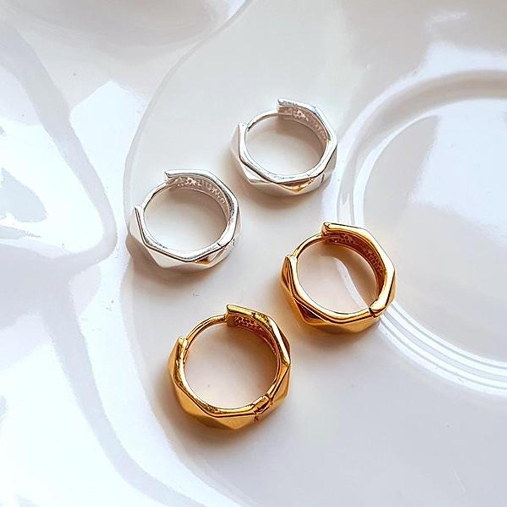 Women's Accessories Angle Daily Hoop Earrings