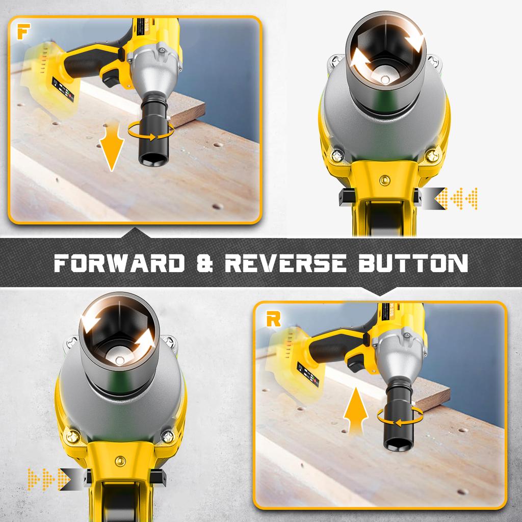 3-in-1 20V Industrial Grade Cordless Impact Wrench Set DIY Car Maintenance Battery Power Supports Drop Shipping EU Warehouses