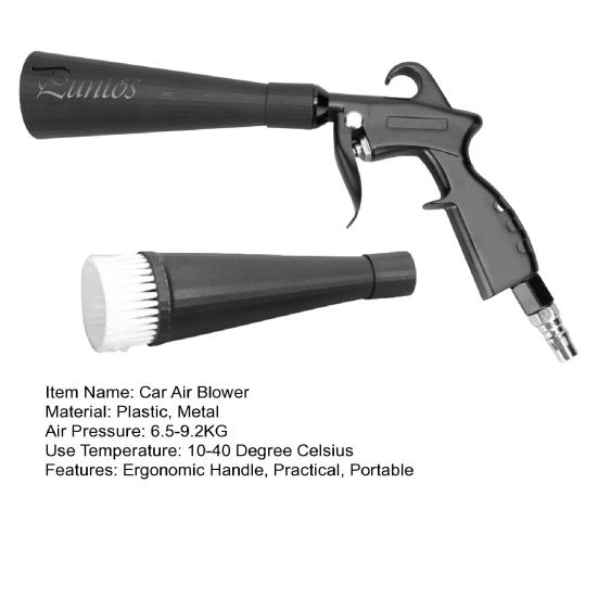 Car Air Blower Dust Remover with Ergonomic Handle Strong Suction Pressure High Efficiency Air Blower Multi-Purpose Cleaning Tool
