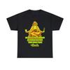 The Dude from The Big Lebowski in gold short Sleeve Tee