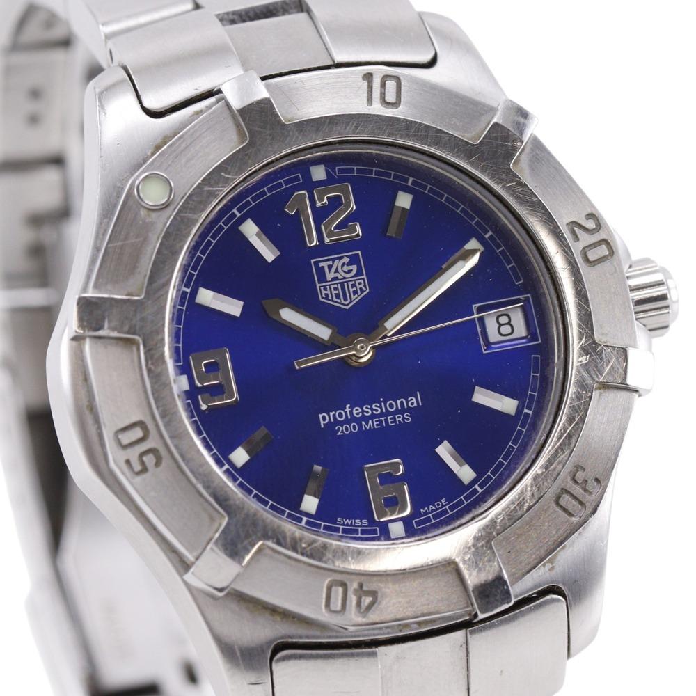 TAG HEUER 2000 Exclusive Watches WN1112 blueDial Stainless Steel Quartz Analog display mens Used